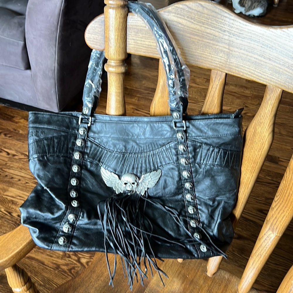 Black rock and roll bag